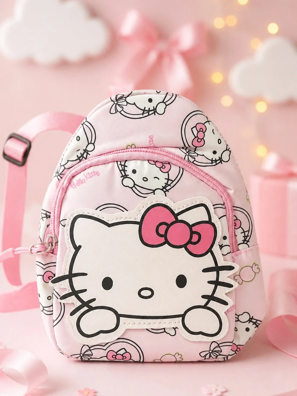 Sanrio Hello Kitty Mini Sling Adjustable Strap Backpack NWT